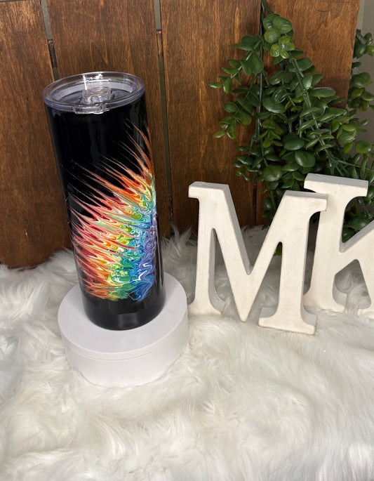 24oz Bougie Rainbow