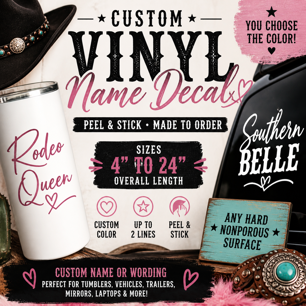 Custom Vinyl Text Decal